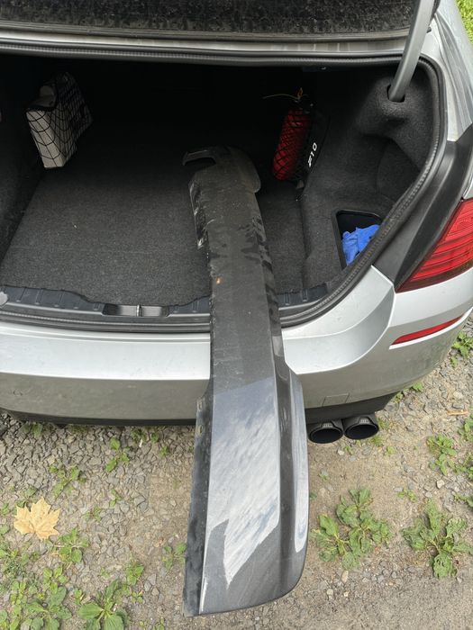 Дифузор накладка заднього бамперу M Paket BMW 5 (F10) 51127904994