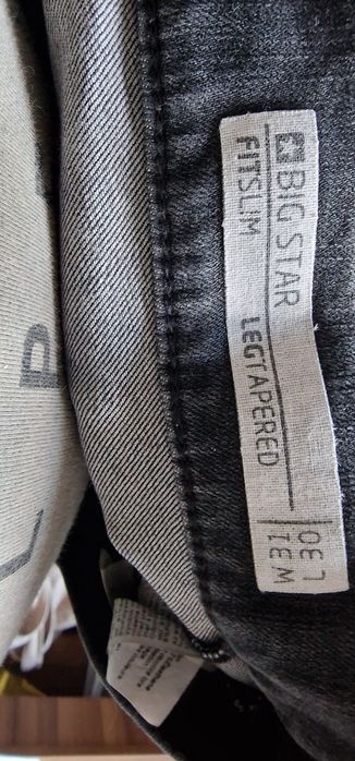 Big Star spodnie - jensy czarne rozmiar 31/30