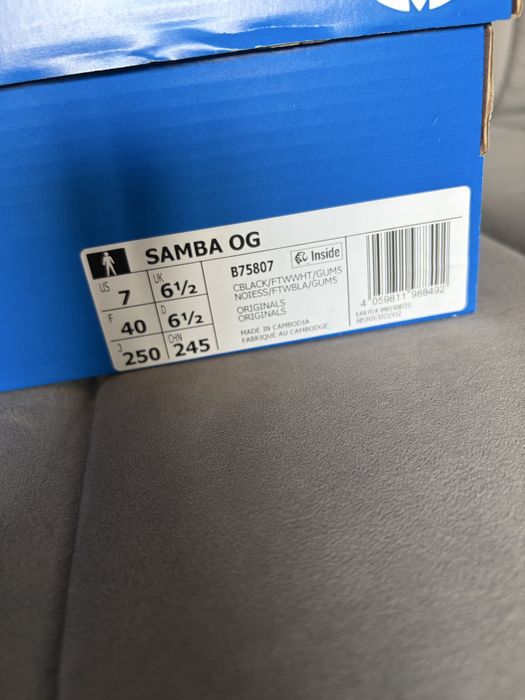 Adidas samba czarne