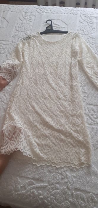 Vestido branco elegante