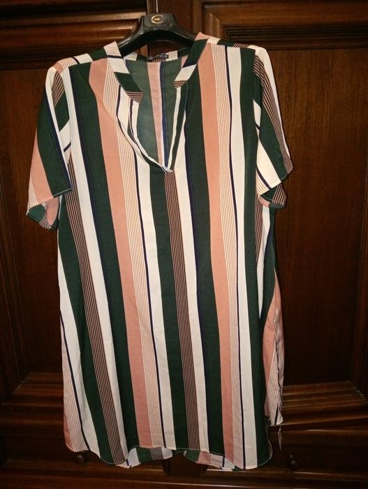 Сукня у смужку літня легка 4XL