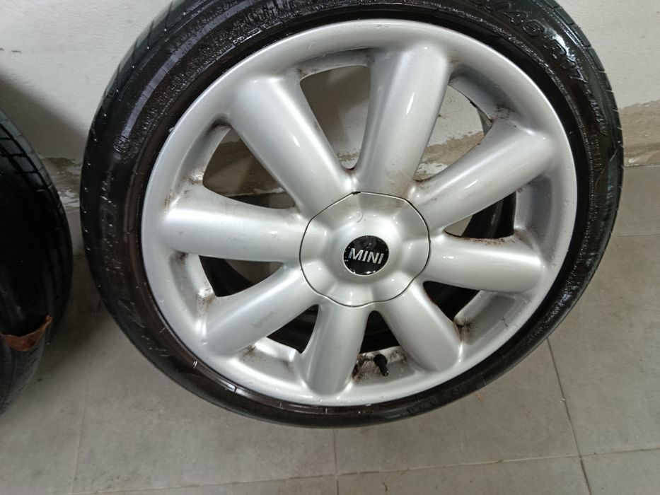 Jantes 17 Mini r50 R53 r55 r56 originais com pneus 205/45/17