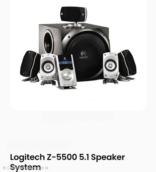 Sistema de Som /Logitech Z-5500 5.1 Speaker
