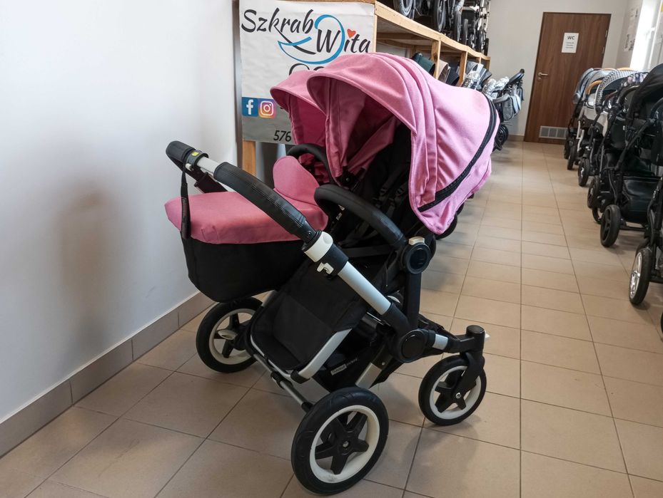 szkrabwita.pl Bugaboo Donkey rok po roku 2w1 3w1 dla bliźniaków GWARANCJA 12 miesięcy