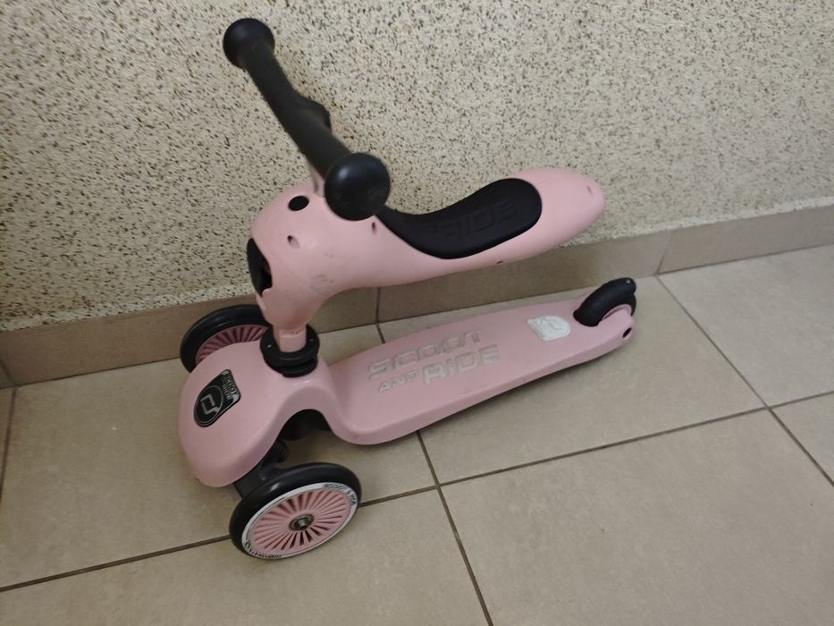 Hulajnoga Scoot and ride różowa