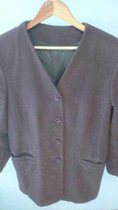 Wełniano-kaszmirowa marynarka r. 40