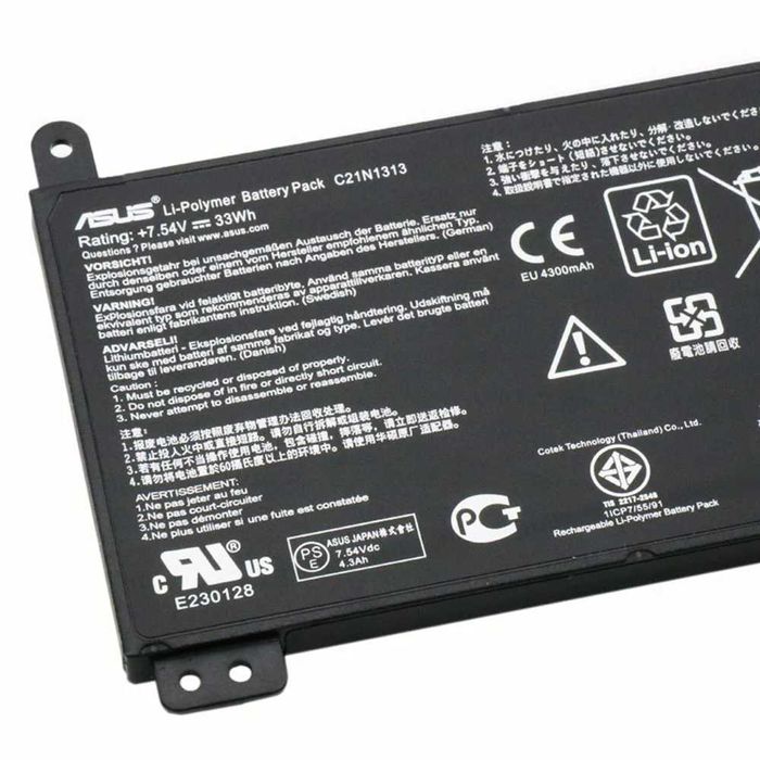 Bateria Asus C21N1313