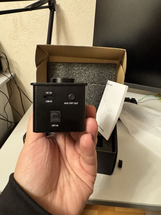 Підсилювач для навушників Fosi Audio SK02 USB DAC