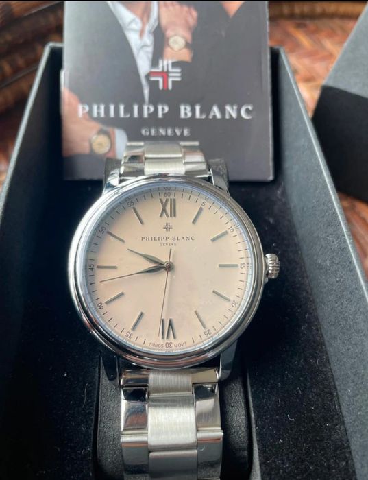 Relógio Suíço Philip Blanc NOVO