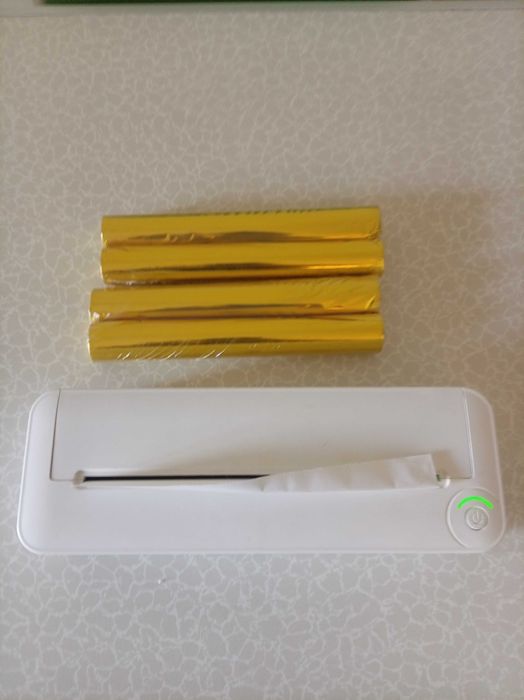 Impressora Térmica Portátil + Rolos Extra Incluídos
