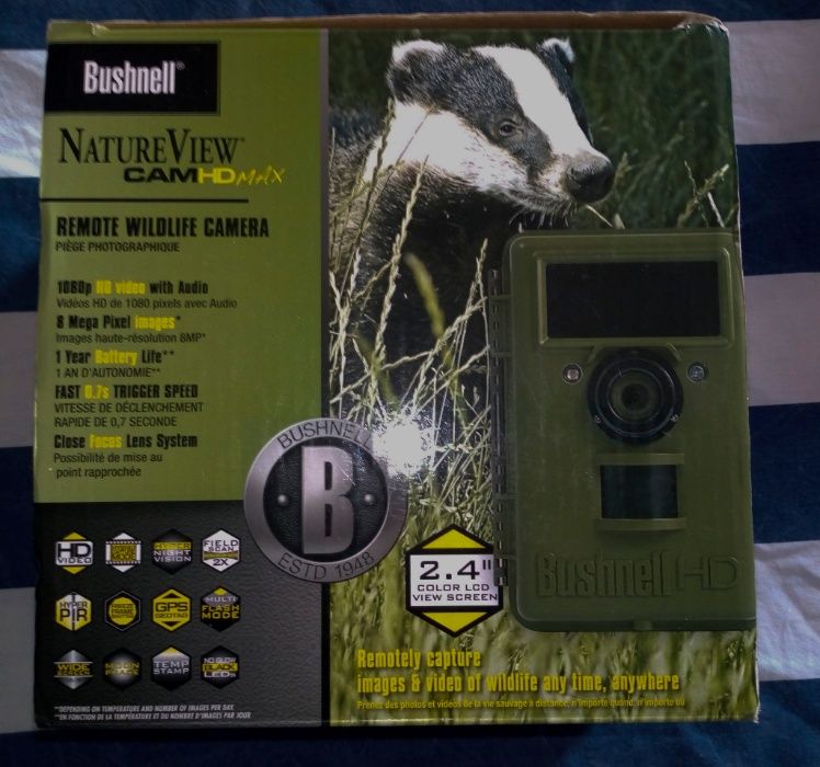 Trail Camera Bushnell Nature View com ecrã a cores