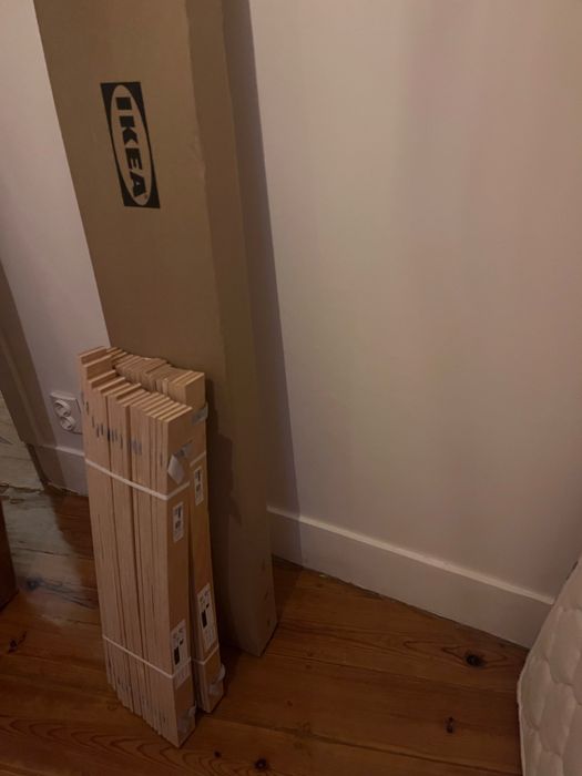 Cama nova, nunca utilizada, na embalagem original