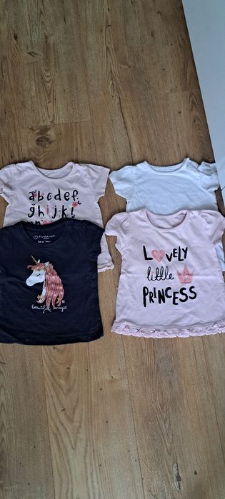 Podkoszulki niemowlęce roz74 dla dziewczynki