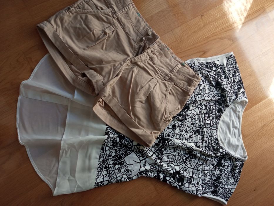 Spodenki+bluzka komplet damski Reserved S