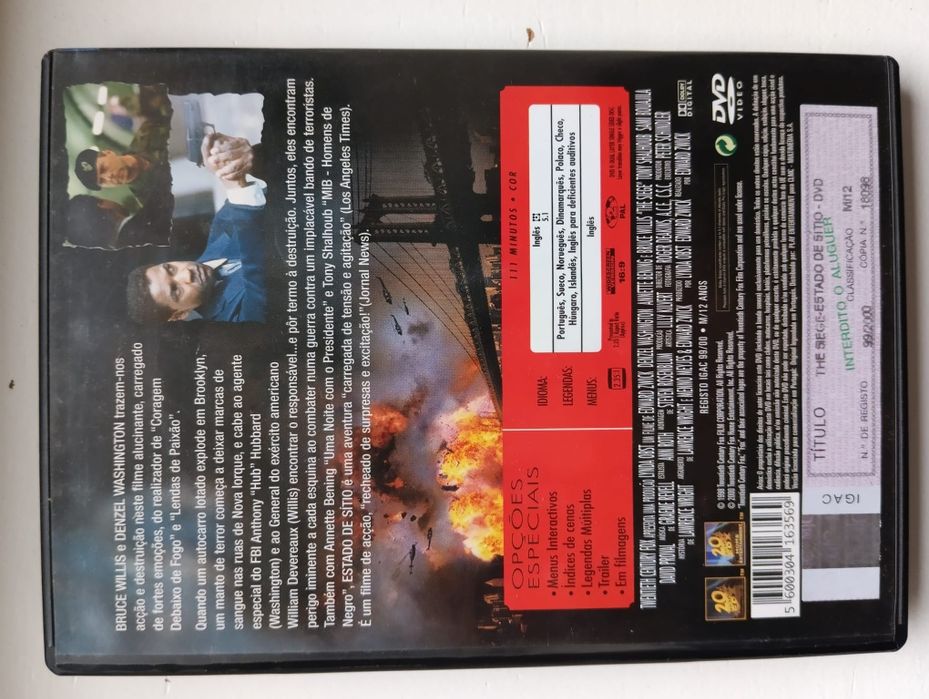 DVD estado de sítio
