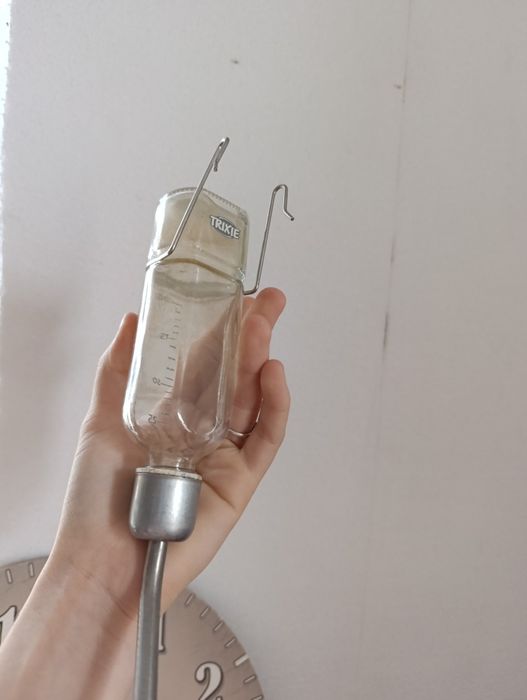 Поїлка для гризунів 125ml (скляна)