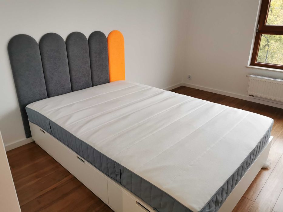 Łóżko białe 140 x 200 cm z IKEI oddam za złożenie nowego łóżka z IKEI
