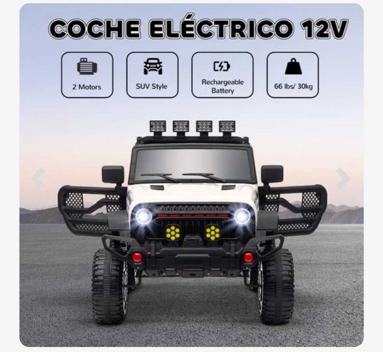 Carro / Jipe elétrico 12v NOVO