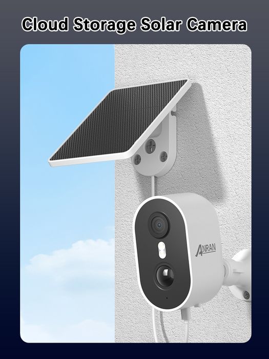 Anran C2  автономная WiFi поворотная камера с солнечной панелью 3 мп