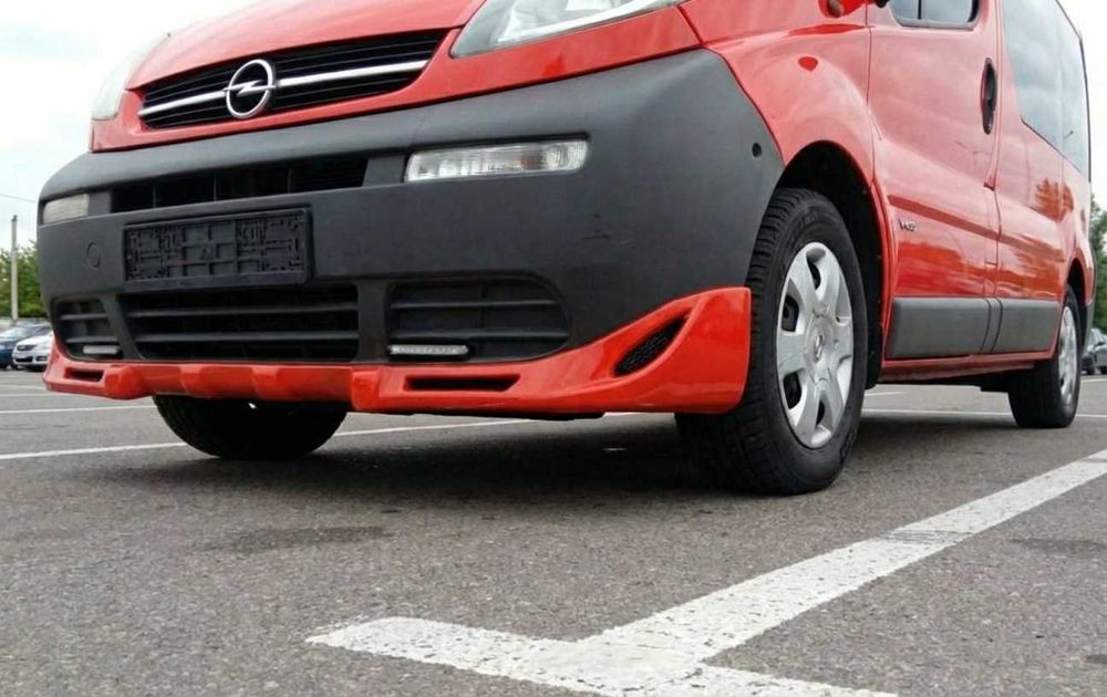 Накладка бампера Губа Юбка передняя задняя Vivaro Trafic Primastar