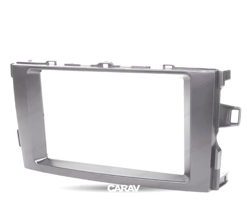 MOLDURA ADAPTADOR PRETO PARA RADIO 2-DIN PARA TOYOTA AURIS 06-12