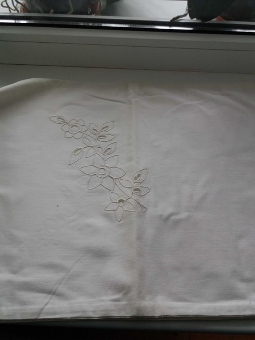 Наволочка біла гафт