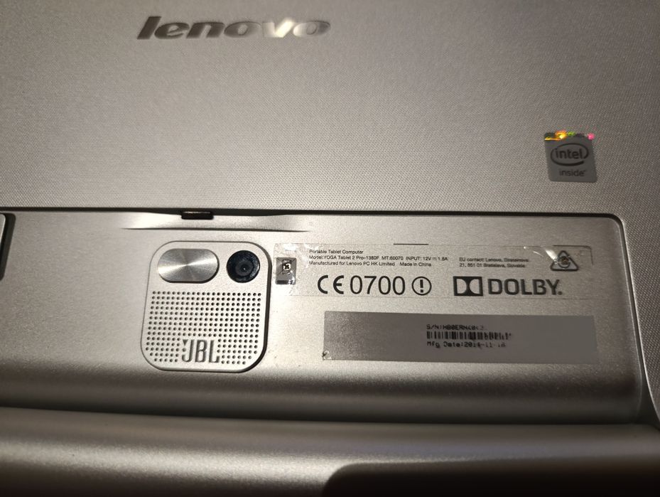 Lenovo Yoga tad 2 з проєктором