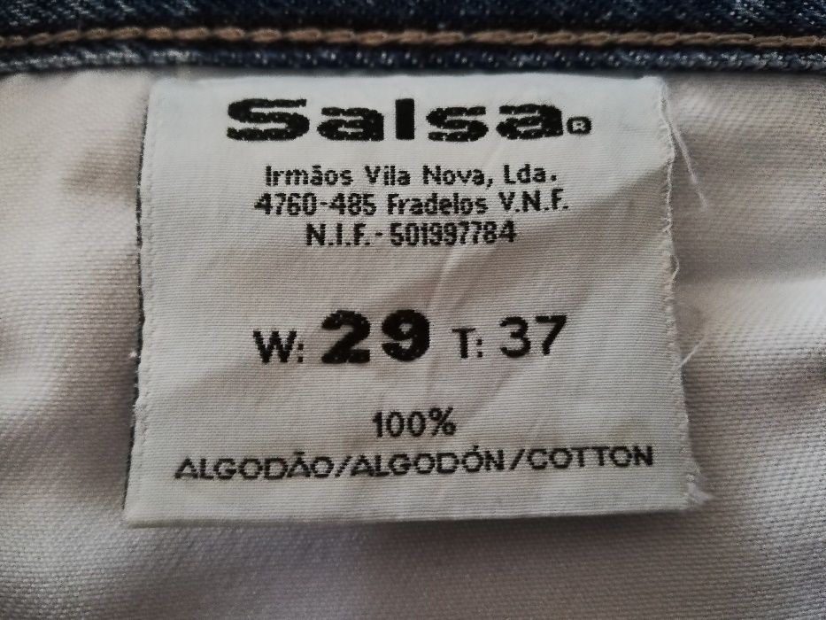 Calças ganga Salsa.