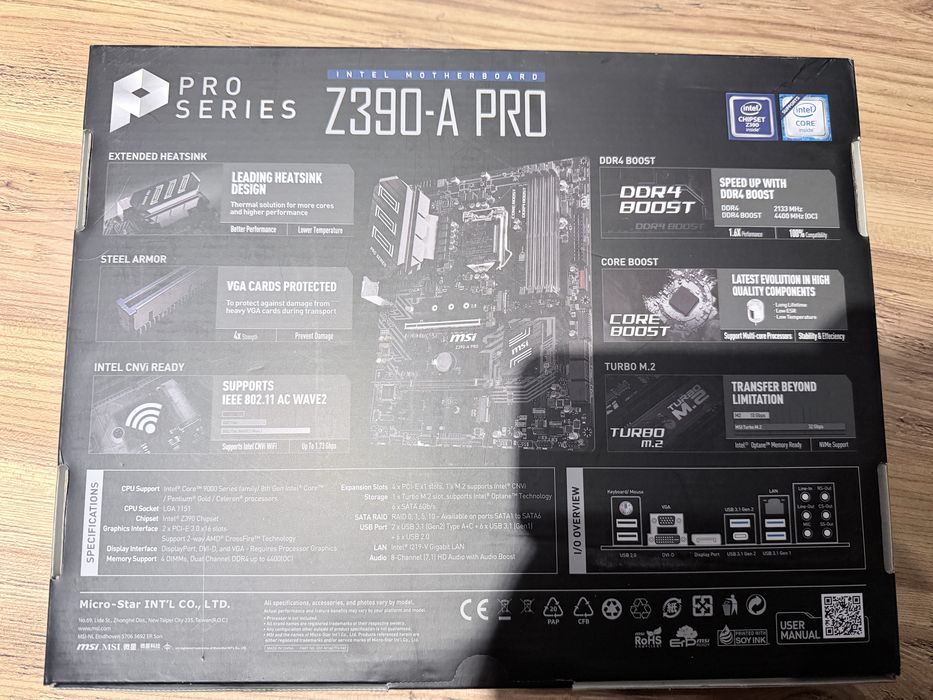 płyta  główna  MSI Z390-A PRO