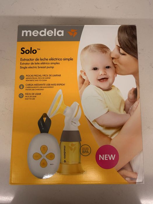 Extrato / bomba de leite eletrico Solo Medela mais extrator simples manual