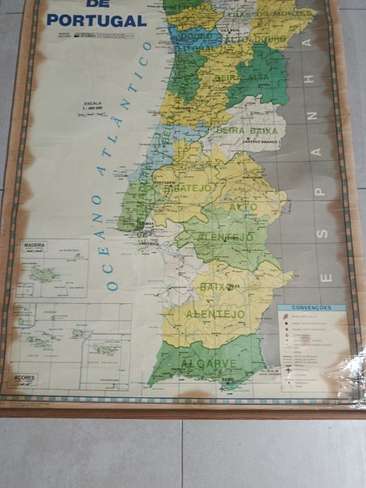 Mapa de Portugal Províncias