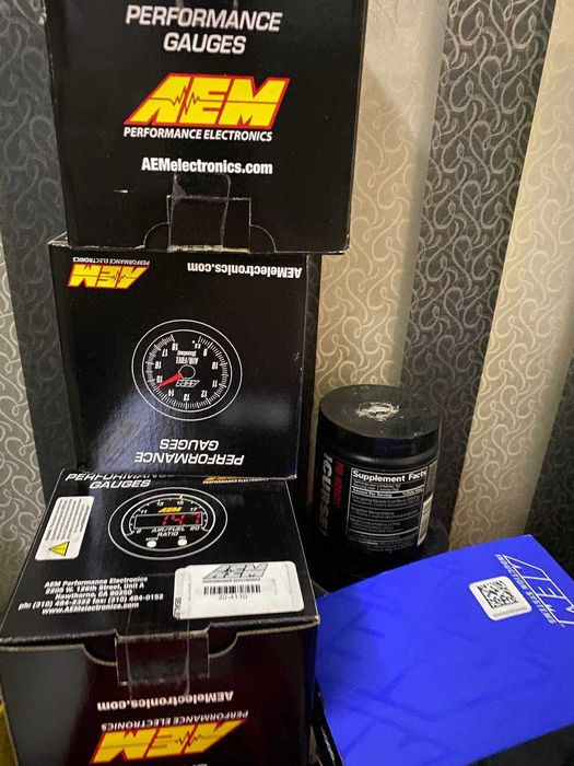 ШДК лямбда зонд AEM 30-4110,2 цвета циферблата в 1 комп.ОРИГИНАЛ США