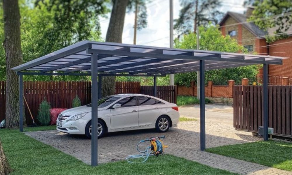 Навіс для авто, Тераса, Накриття, Гараж, Дах