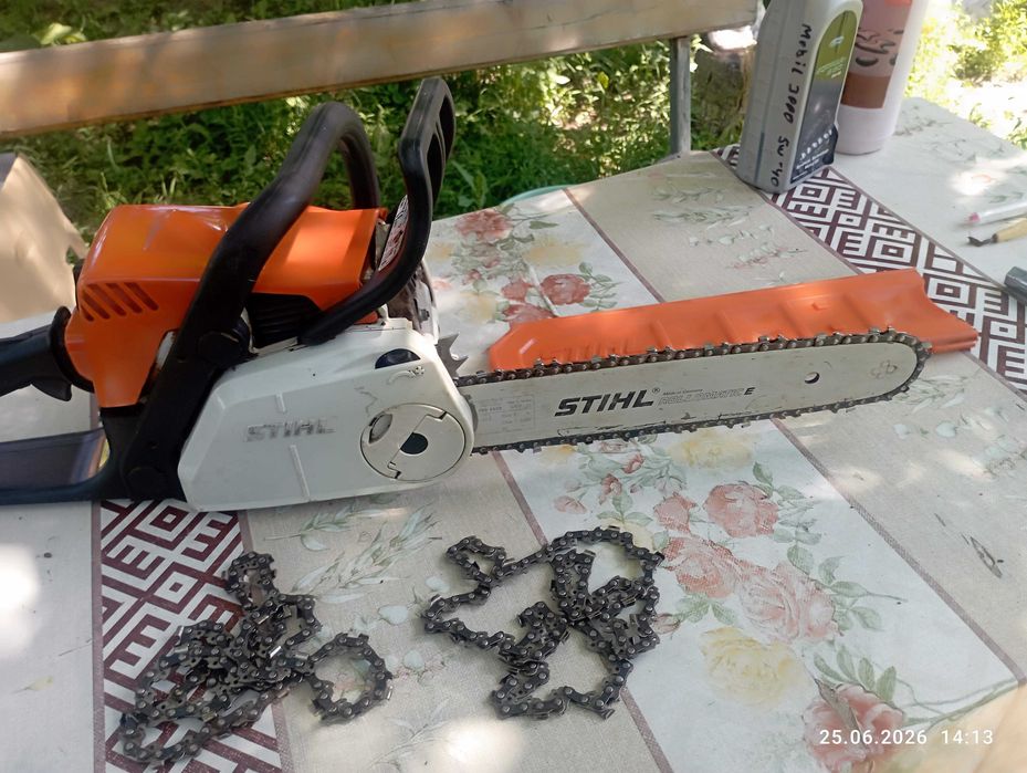 Бензопила Stihl MS 180 C-BE (США) + ErgoStart + 2 ланцюги + набір для заточування. Тільки самовивіз
