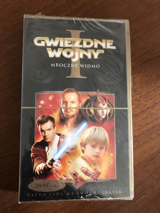 Gwiezdne wojny VHS - FOLJA nowa kaseta PL