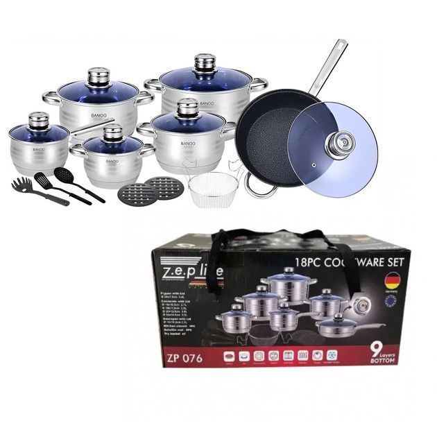 Набор Посуды 18 Предметов Zepline 076