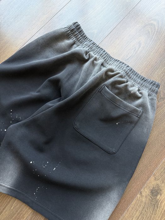 Широкі Спортивні Шорти Jaded London Washed Чорні Sweatshorts Y2K SK8