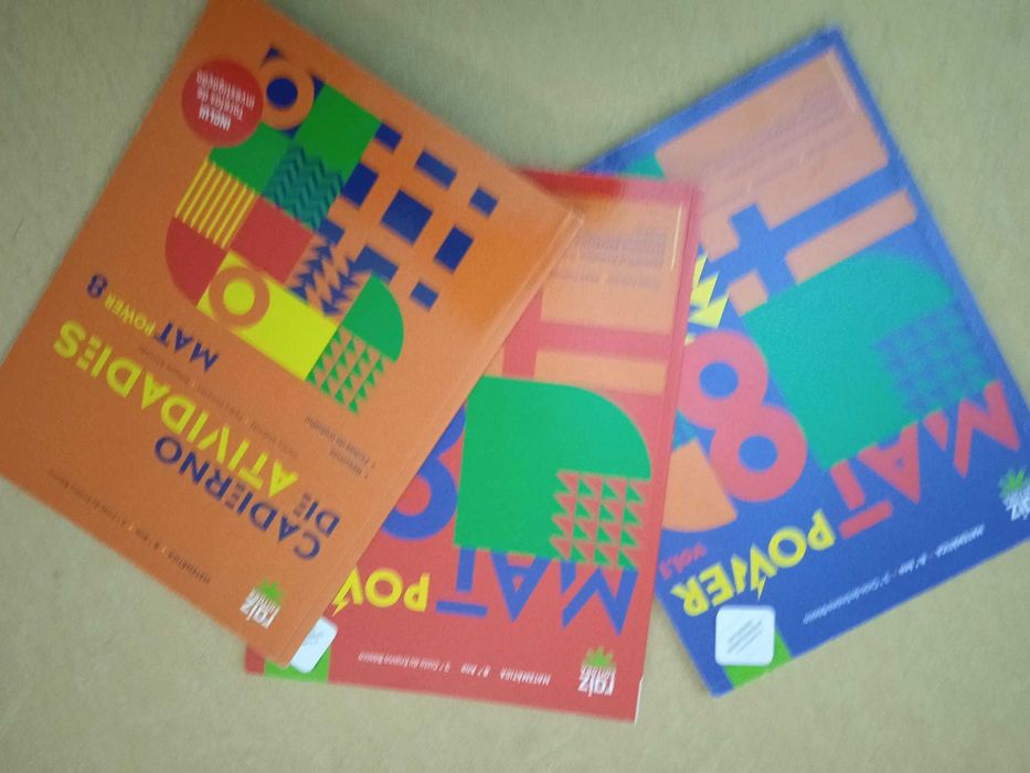 Manual MatPower 8 - Matemática - 8.º ano  (COMO NOVO)