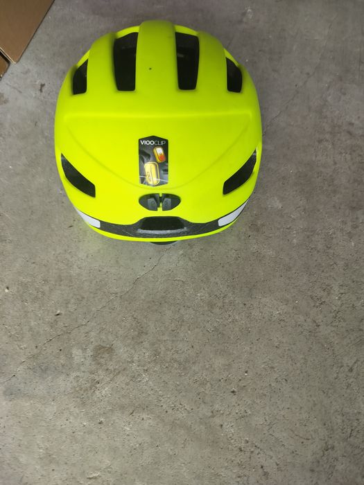Capacete B'Twin Cidade 500 Amarelo Fluorescente