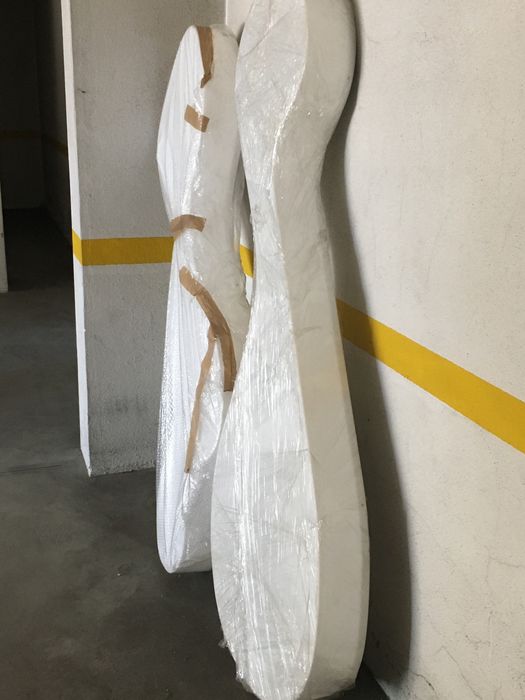 Candeeiros em acrílico opalino