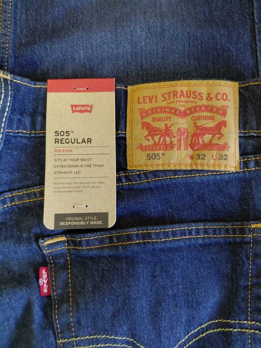 Знижка !  Джинси Levis 505 Regular Fit. Оригінал. З США. Нові