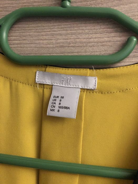 Koszula  musztardowa H&M