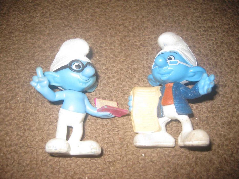 8 Bonecos/Figuras Colecionáveis dos "Smurfs"