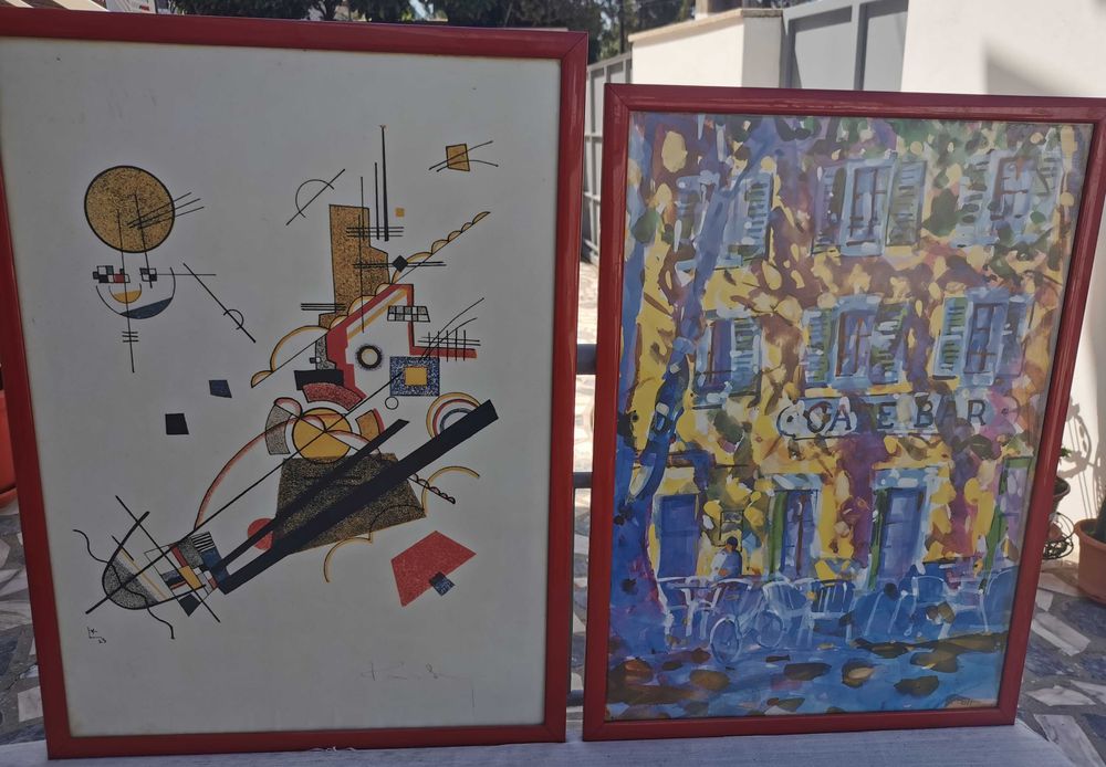 Conjunto de Quadros e Molduras para decoração de Pub