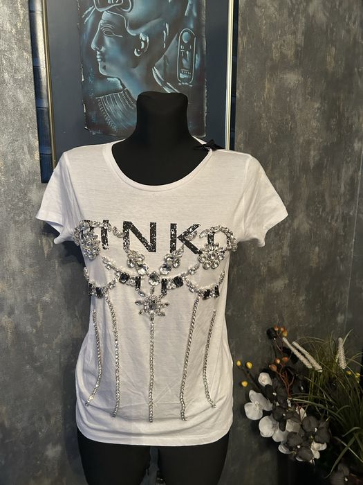 Piekna bluzka Pinko z kamieniami r.S