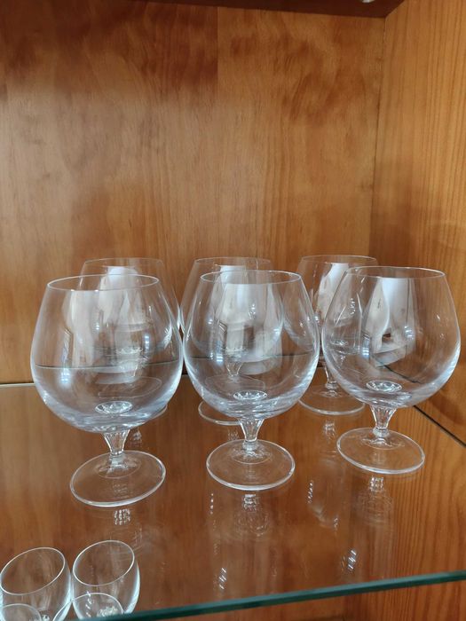 Conjunto 30 copos de cristal – 5 conjuntos de 6