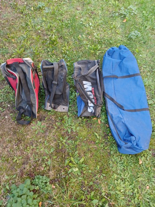 4 szt. Pokrowiec na narty 110,120,150 buty narciarskie łyżwy snowboard