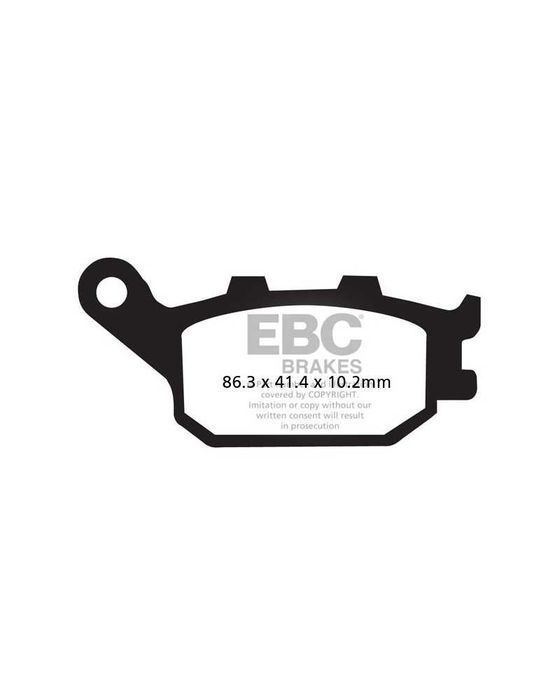 Pastilhas travão EBC FA174HH sinterizadas alta performance