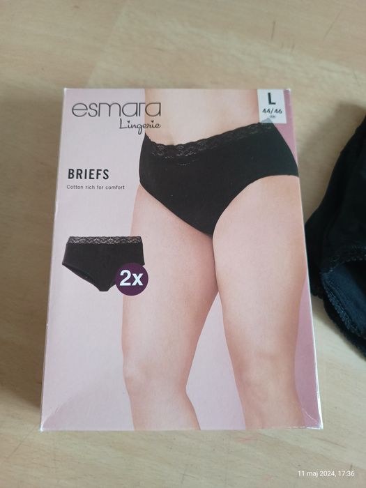 Majtki majteczki damskie hipster Esmara plus size