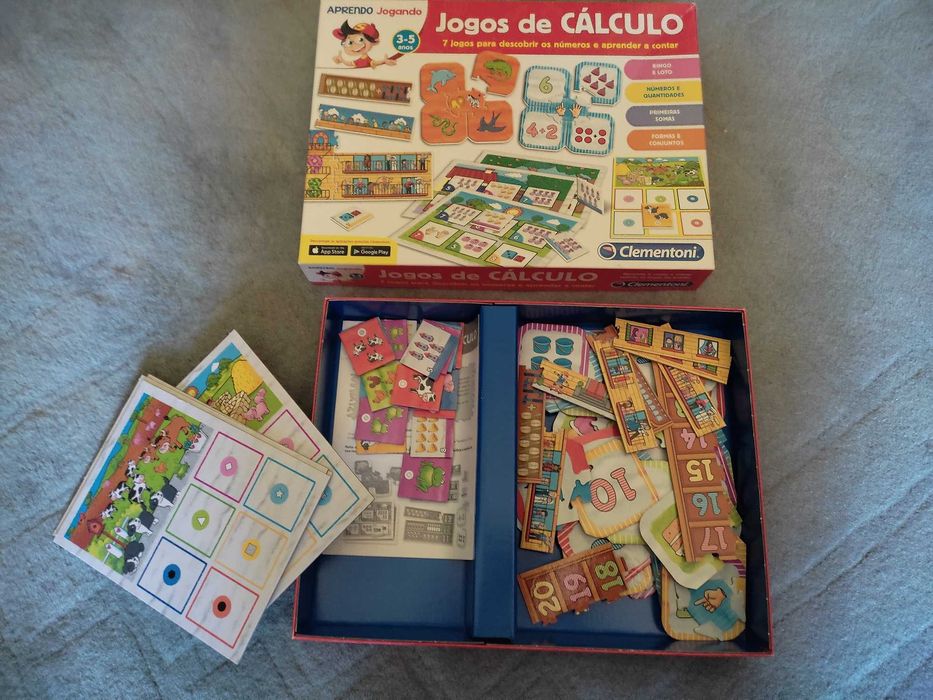 Jogos de Cálculo da Clementoni, dos 3 aos 6 anos